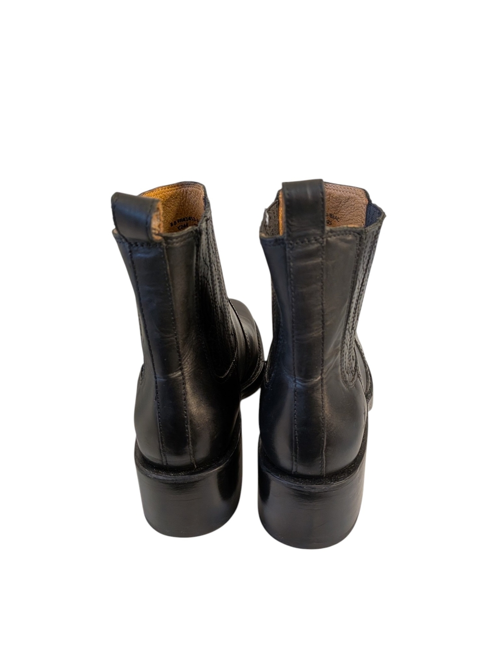 FRYE Campus Platform Chelsea Black Boot...Size 8 - Picture 6 of 10